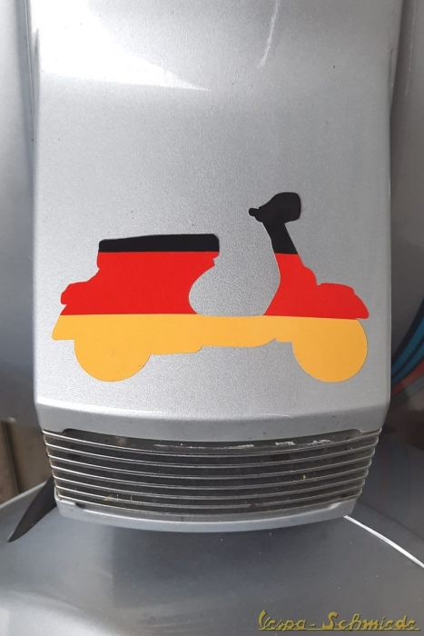 Aufkleber "Vespa Roller" - Deutschland